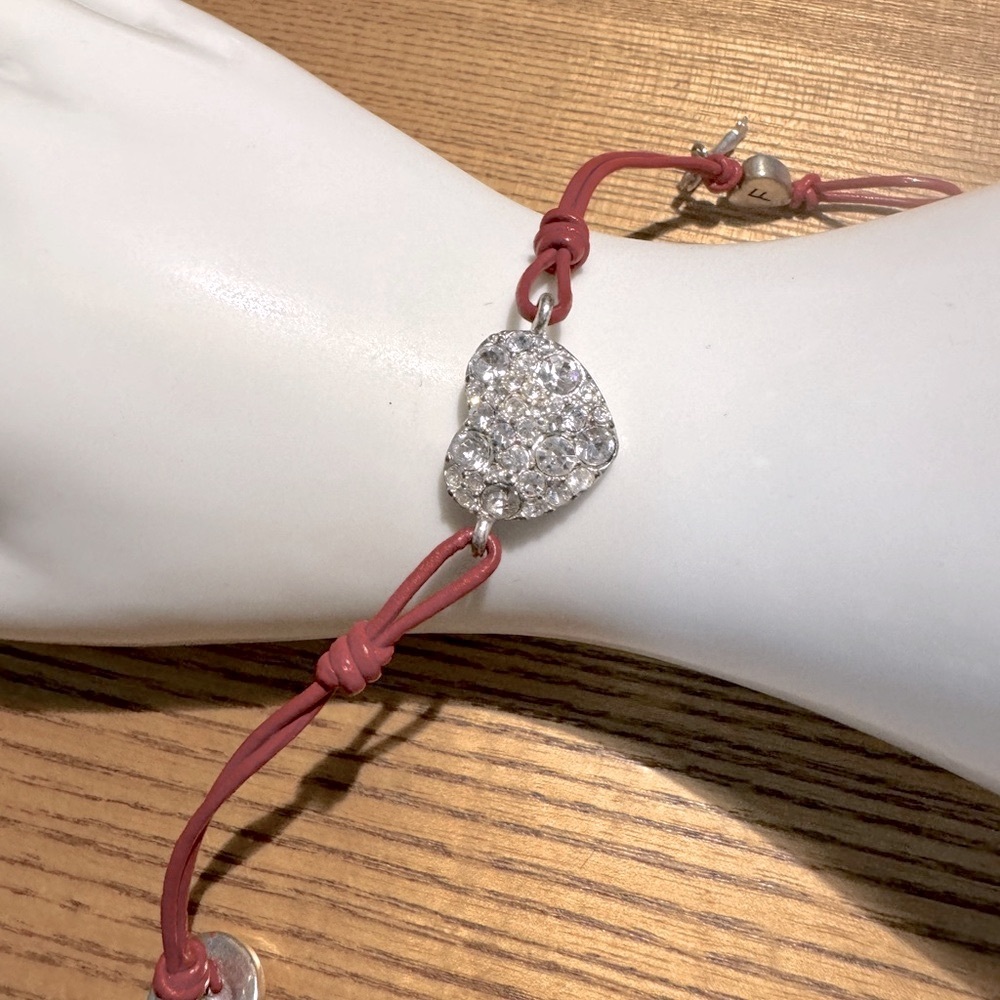 Bracelet Fossil EUC Red and Crystals